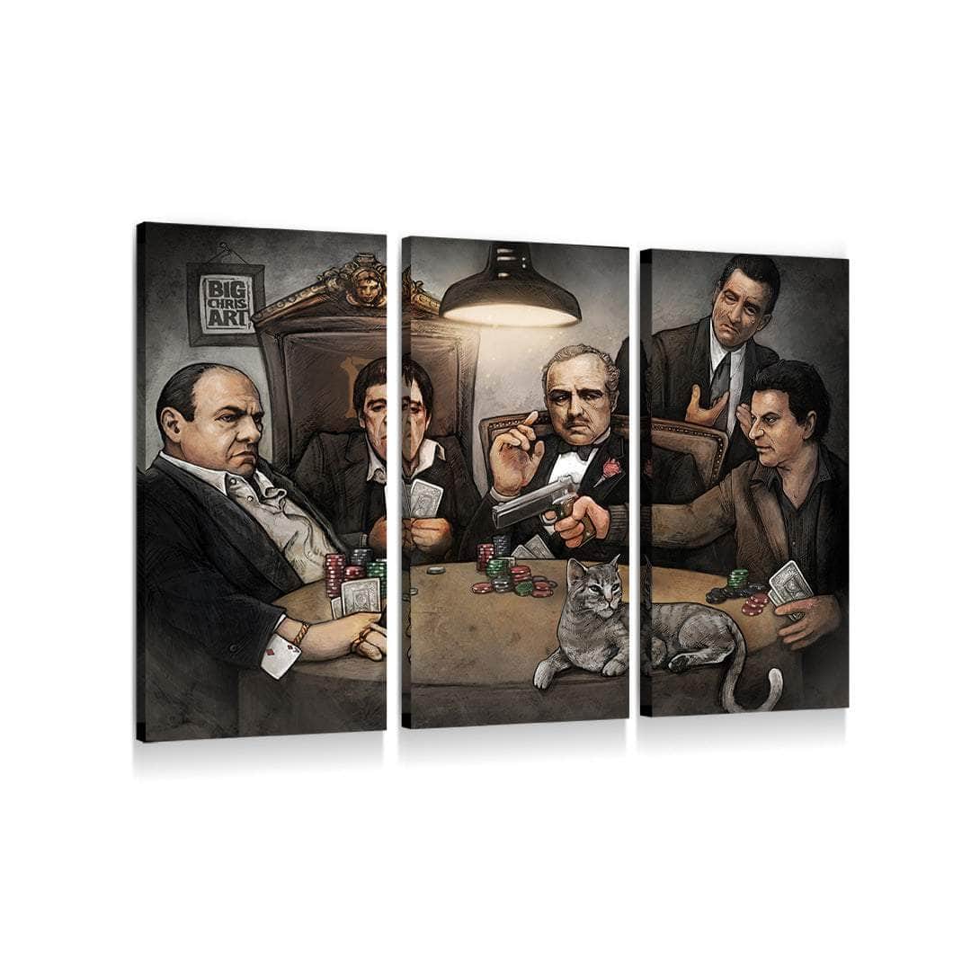 Gangsters Playing Poker Wall Art – Canvas Freaks