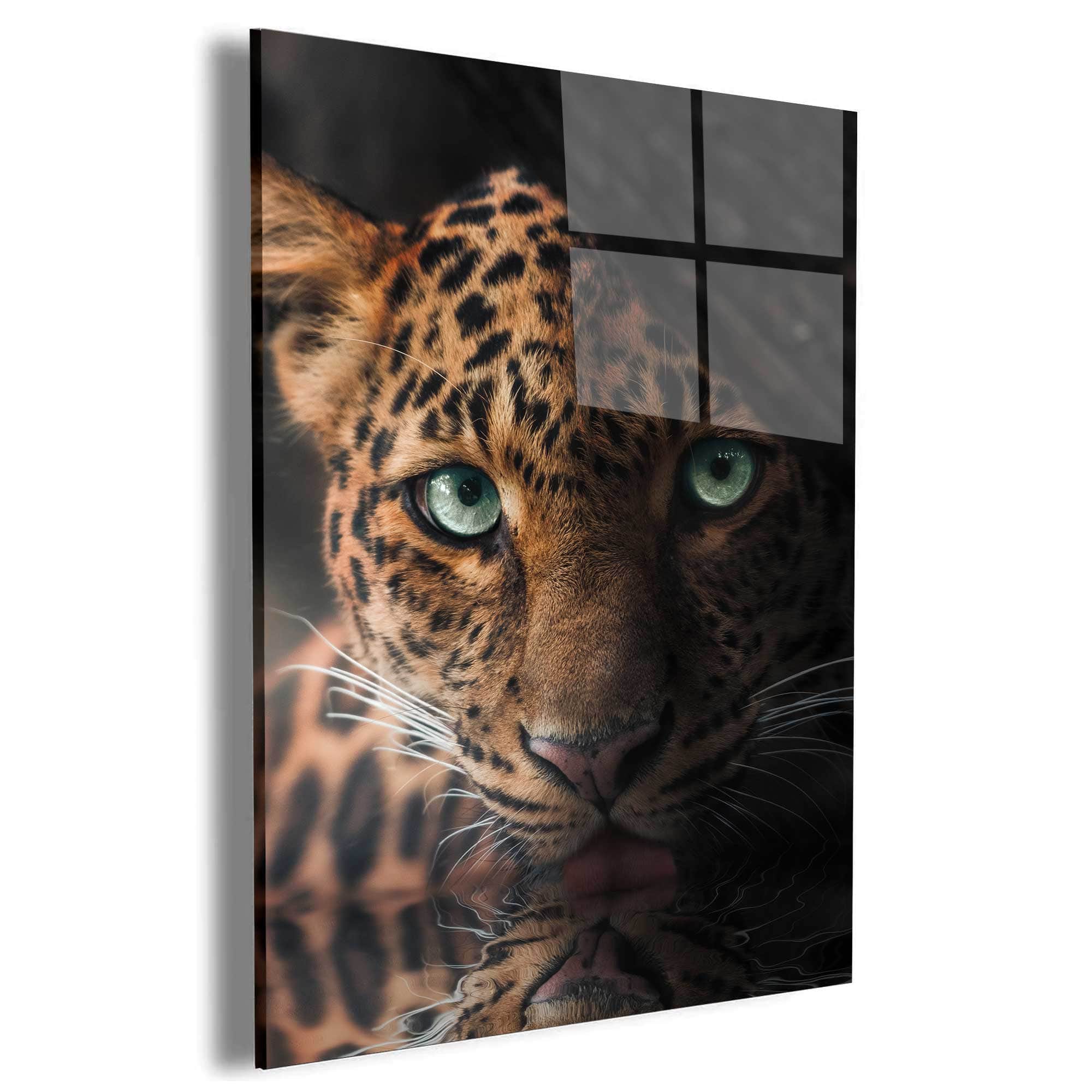 Green Eyed Leopard Wall Art – Canvas Freaks