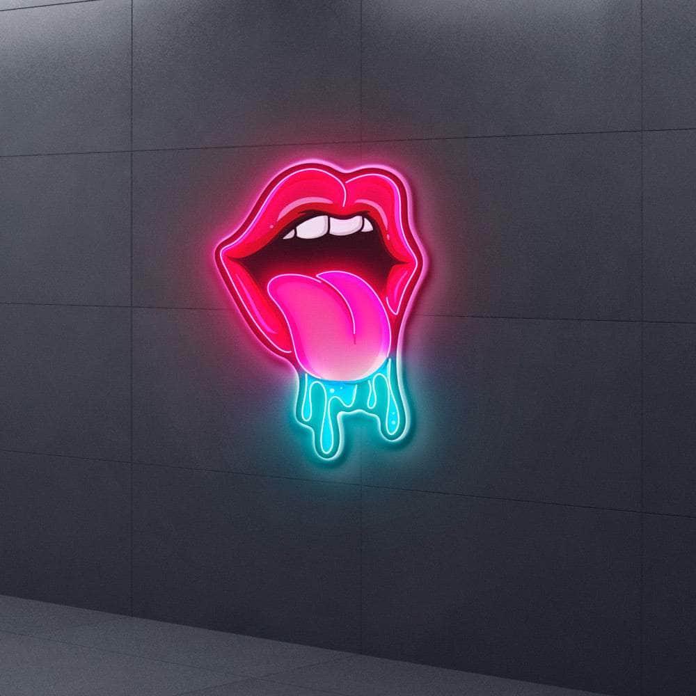 Lip Drip Canvas Freaks