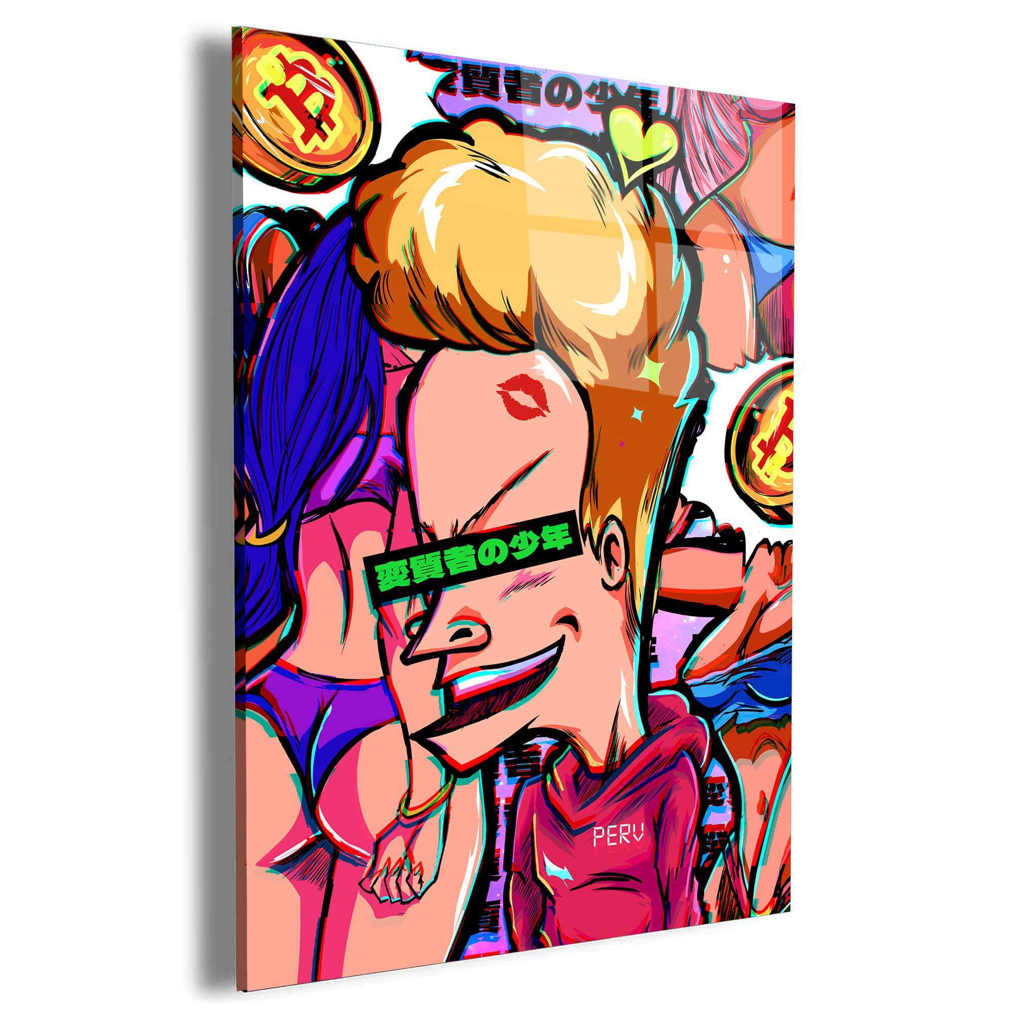 QR Pervy Boy NFT 13 BNB Edition Wall Art – Canvas Freaks