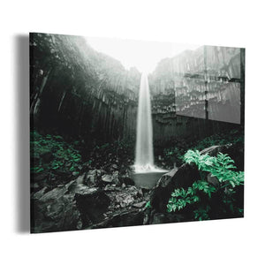 Charcoal Waterfall Wall Art