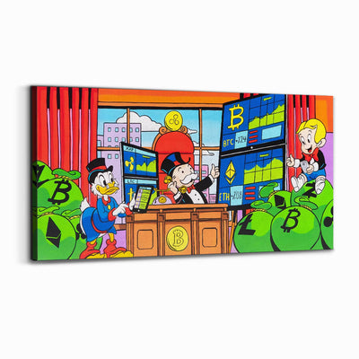 Bull Market Bosses Wall Art — Canvas