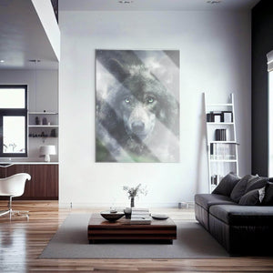 Hungry Wolf Wall Art