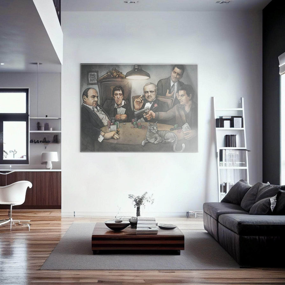 Gangsters Playing Poker Wall Art – Canvas Freaks