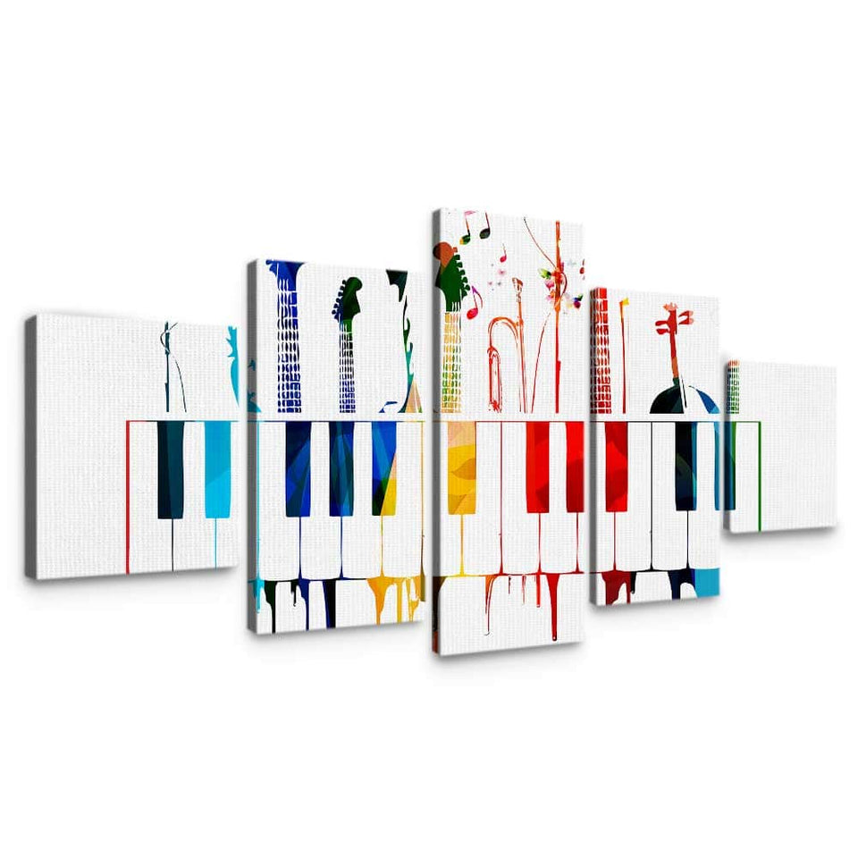 Abstract Instruments Wall Art – Canvas Freaks