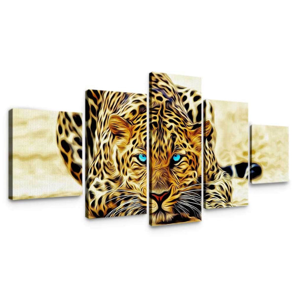 Blue Eyed Jaguar Wall Art – Canvas Freaks