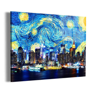 New York Starry Night Wall Art