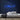Letter N Neon Sign — Blue neon (room)