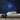 Hamburger Neon Sign — Blue neon (room)