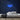 Biting Lip Neon Sign — Blue neon (room)