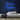 German Shepherd Neon Sign — Blue neon (room)