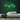 Drop Top Neon Sign — Green neon (room)