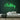 Bulldog Neon Sign — Green neon (room)