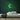 Luna Neon Sign — Green neon (room)