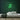 Music Neon Sign — Green neon (room)