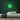 Hamburger Neon Sign — Green neon (room)