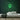 Tooth Neon Sign — Green neon (room)