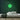 Globe Neon Sign — Green neon (room)