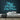 There's No Place Like Home Neon Sign — Light Blue neon (room)