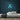 Hairdressing Neon Sign — Light Blue neon (room)