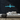 Heartbeat Neon Sign — Light Blue neon (room)