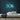 30th Neon Sign — Light Blue neon (room)