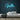 Gorilla Neon Sign — Light Blue neon (room)
