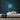 Smiley Neon Sign — Light Blue neon (room)
