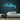 Building Neon Sign — Light Blue neon (room)