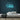 Shhh Neon Sign — Light Blue neon (room)