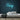 Corgi Neon Sign — Light Blue neon (room)