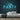 Let's Party Neon Sign — Light Blue neon (room)