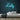 Lady Neon Sign — Light Blue neon (room)