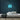 Queen Neon Sign — Light Blue neon (room)