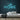 At Home Neon Sign — Light Blue neon (room)