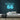 Route 66 Neon Sign — Light Blue neon (room)