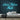 Love Never Fails Neon Sign — Light Blue neon (room)