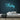 Funky Neon Sign — Light Blue neon (room)
