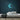 Luna Neon Sign — Light Blue neon (room)