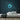 Cafe Neon Sign — Light Blue neon (room)