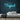 Tropical Neon Sign — Light Blue neon (room)