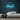 Bride Neon Sign — Light Blue neon (room)