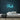 Rod Neon Sign — Light Blue neon (room)