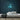 Pool Table Neon Sign — Light Blue neon (room)