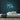 70s Neon Sign — Light Blue neon (room)