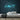 Letter T Neon Sign — Light Blue neon (room)