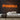 Pinball Neon Sign — Orange neon (room)