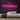 Pinball Neon Sign — Pink neon (room)