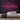 Welcome Back Neon Sign — Pink neon (room)