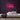 Shhh Neon Sign — Pink neon (room)